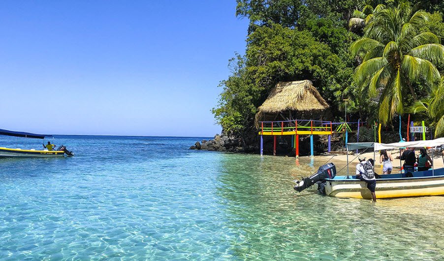 West Bay Beach (Roatán), Roatán, Bay Islands, Honduras